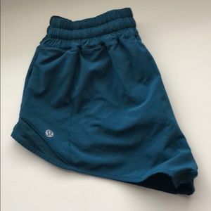 Teal athletic shorts